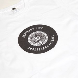 足利市 マンホールTシャツ 白 M F7Z-548