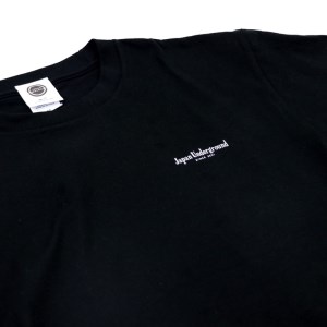 バックプリント 足利市 マンホールTシャツ 黒 S