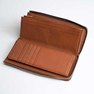 【長財布】Zip long wallet カラー:Red Brown【雑貨 ファッション 人気 おすすめ 】