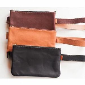 【minca】 全4色 栃木レザーのボディバッグ /ブラック【小物 ファッション 人気 おすすめ 】