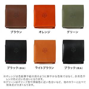 手のひら財布-Beh- 二つ折り財布 HUKURO 栃木レザー【ブラック(黒糸)】【雑貨 ファッション 人気 おすすめ 】