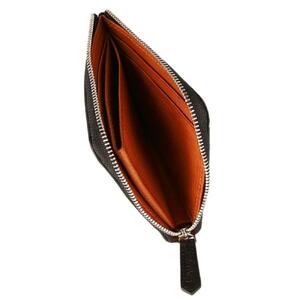 チマブエ Morris 栃木レザー 本革 L字ファスナーコンパクト財布 【黒】【雑貨 ファッション 人気 おすすめ 】