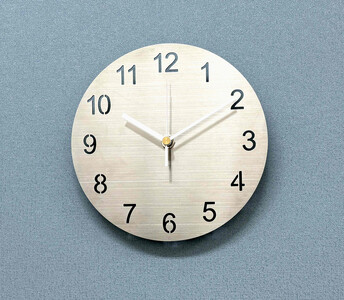 ステンレス 掛け時計 ホワイト インテリア モダン スタイリッシュ 時計【雑貨 日用品 人気 おすすめ 】