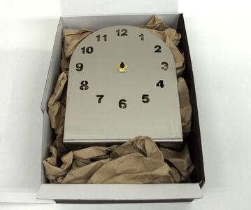 ステンレス 置き時計 針ホワイト インテリア モダン スタイリッシュ 時計【雑貨 日用品 人気 おすすめ 】