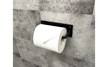 誰でも簡単取り付け！スチール トイレットペーパーホルダーS モダン スタイリッシュ【雑貨 日用品 人気 おすすめ 】