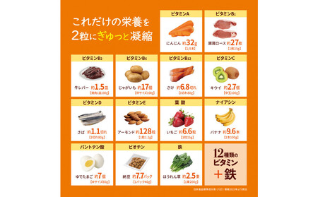 【3営業日以内発送】ELANDA エランダ マルチビタミン＋鉄 60粒（30日分）【栄養機能食品】 1袋