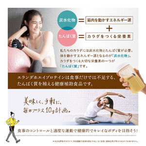 【3営業日以内発送】ELANDA エランダ 甘くない ホエイ プロテイン プレーン風味 900g 2袋セット