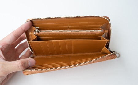 チマブエ 栃木レザー ラウンドファスナー長財布 【キャメル】【雑貨 ファッション 人気 おすすめ 】