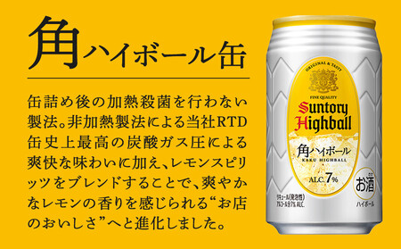 〈サントリー〉【隔月定期便】角ハイボール 350ml缶×24本(1ケース)【2か月おき×3回お届け】 期間限定 | サントリー ウイスキー ハイボール ウィスキー SUNTORY 家飲み 宅飲み 定期便 高評価 酒 お酒 角瓶 おすすめ 栃木市