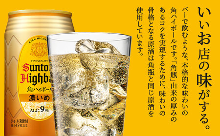 【2026年4月配送】サントリー 角ハイボール【濃いめ】350ml缶×24本(1ケース)【12月申込限定】 | ハイボール 缶 ケース お酒 お取り寄せ ウイスキー ウィスキー SUNTORY サントリー 角瓶 酒 さけ 人気 高評価 おすすめ 栃木市