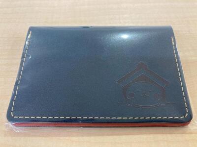 とち介のレザーカードケース（ブルー）【雑貨 ファッション 人気 おすすめ 】