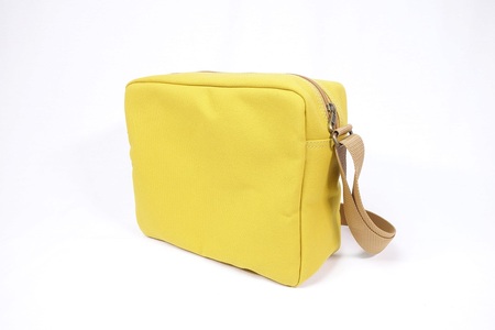 【いちひこ帆布】 BOXショルダー/イエロー【かばん ファッション 人気 おすすめ 】