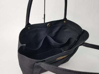 【いちひこ帆布】 ミニトート/黒【かばん ファッション 人気 おすすめ 】