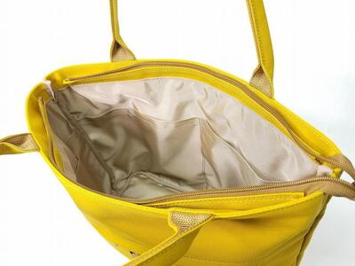 【いちひこ帆布】 ライントート/イエロー【かばん ファッション 人気 おすすめ 】