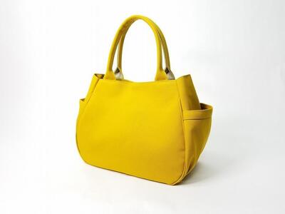 【いちひこ帆布】 マロンバッグ/イエロー【かばん ファッション 人気 おすすめ 】