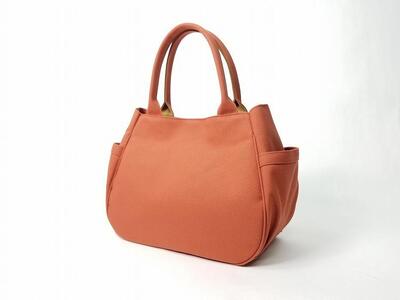 【いちひこ帆布】 マロンバッグ/レンガ【かばん ファッション 人気 おすすめ 】