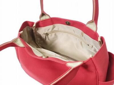 【いちひこ帆布】 マロンバッグ/赤【かばん ファッション 人気 おすすめ 】