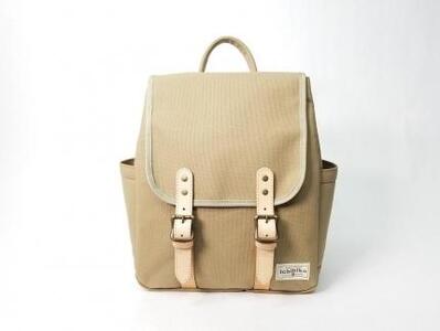 【いちひこ帆布】 リュック/ベージュ【かばん ファッション 人気 おすすめ 】