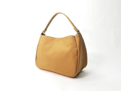 【いちひこ帆布】ワンハンドルショルダー　キャメル【かばん ファッション 人気 おすすめ 】