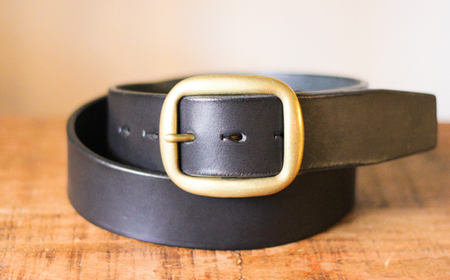 Noma様ブラウンレザー装飾ベルト