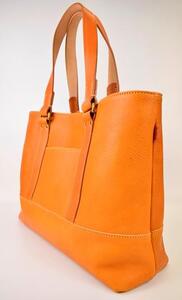 【全6色】栃木レザーのトートバッグ A4サイズ パソコン 肩掛け ビジネスにもカジュアルにも/Tote bag 04/キャメル/minca　403【かばん ファッション 人気 おすすめ 】