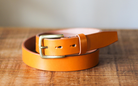 minca】幅30mmベルト/36インチ 栃木レザーの希少な「ハーネスレザー