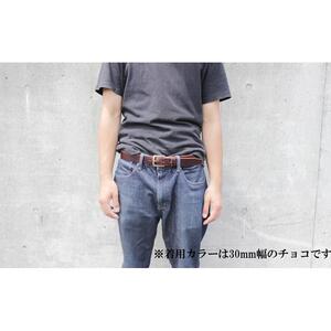 【minca】幅30mmベルト/38インチ  栃木レザーの希少な「ハーネスレザー」使用の贅沢な1枚革のレザーベルト/ブラック/HL-B01/BLACK/minca　579【小物 ファッション 人気 おすすめ 】