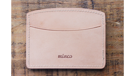 【minca】栃木レザーのヨコ型パスケース 定期入れ パスホルダー02/タン(生成)　700【雑貨 日用品 人気 おすすめ 】