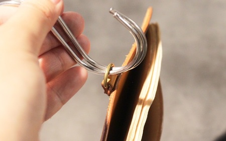 【minca】栃木レザーのコーヒーフィルターケース 自宅やキャンプシーンで ドリッパー のおともに/ブルー　653【日用品 人気 おすすめ 】