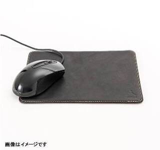【minca】栃木レザーの本革マウスパッド  職人による手磨き/Mouse pad 01/レッド　780