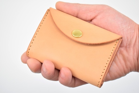【minca】 栃木レザーのコインケース 小銭入れ カードも入る コンパクト/Coin purse 02/タン(生成) 475【雑貨 ファッション 人気 おすすめ 】