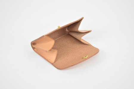 【minca】 栃木レザーのコインケース 小銭入れ カードも入る コンパクト/Coin purse 02/タン(生成) 475【雑貨 ファッション 人気 おすすめ 】