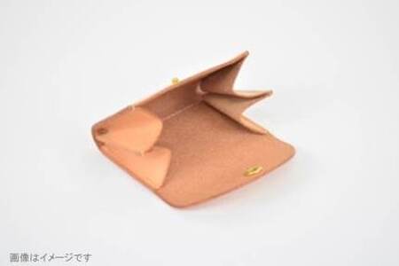 【minca】 栃木レザーのコインケース 小銭入れ カードも入る コンパクト/Coin purse 02/キャメル　475