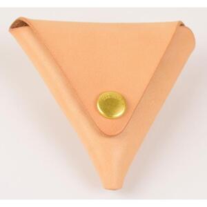 【minca】 栃木レザーの三角コインケース小 小銭入れ コンパクト 小さめ/Coin purse 01/タン(生成)　469【雑貨 ファッション 人気 おすすめ 】