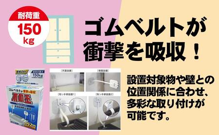 家具+冷蔵庫転倒防止セット(家具用T型固定式、家具用ベルトストッパー) 不動王 家具転倒防止【防災 防災グッズ 人気 おすすめ 】