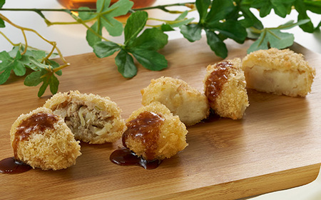 毎日のお弁当にも　自家製コロッケ3種(豆乳クリーム・キャベツメンチ・ポテトコロッケ 各12個)セット_惣菜・加工品 コロッケ  _【配送不可地域：離島】【1514374】