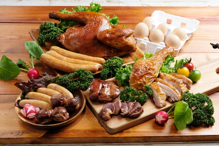 栃木しゃもスモーク むね・もも・レバーセット ※離島への配送不可