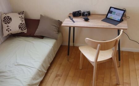 【＆FREL】ワークテーブル 天板（ナチュラルオーク）脚/フレーム（ブラック）幅120 奥行60 高さ72 インテリア デスク シンプル ワークデスク 作業デスク 作業テーブル パソコンデスク