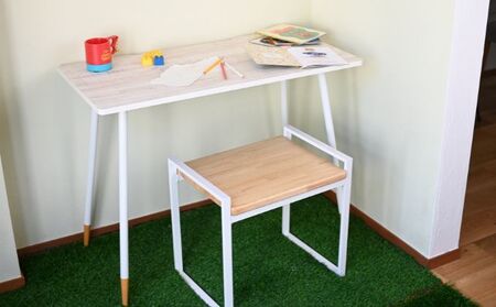 【＆FREL】ワークテーブル 天板（ナチュラルオーク）脚/フレーム（ブラック）幅120 奥行60 高さ72 インテリア デスク シンプル ワークデスク 作業デスク 作業テーブル パソコンデスク