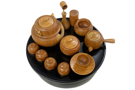 日光彫 日光茶道具｜伝統工芸品 漆塗り 木彫り 木工品 ミニチュア