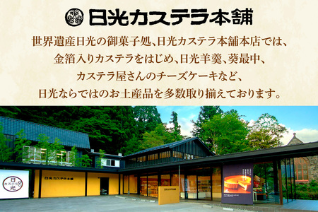 金箔入り特撰日光カステラ2種・ちいさな羊羹5種セット｜日光カステラ本舗 カステラ 羊羹 ようかん 和菓子 スイーツ 金箔 ハニー 抹茶 塩 黒蜜 小倉 チョコ ミルク 磐梯日光店 日光 [0758]