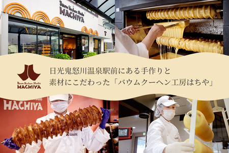 はちやバウムセット(M)｜はちや バウムクーヘン ろっくバウム スイーツ 洋菓子 焼き菓子 バームクーヘン ギフト HACHIYA バウムクーヘン工房はちや 鬼怒川温泉 日光市 [0583]