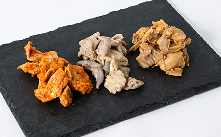 【もつ専門店 食べ比べ3パック入り】味噌、醤油、塩味 各2・計6品【配送不可地域：離島】【1487245】