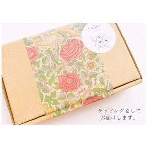 アレルギー対応ピアス「ブルーガラスのピアス」直径約2cm【1516624】