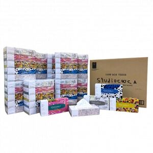 アートパッケージボックスティッシュ60箱【5箱入り×12セット】【1箱150組(300枚)】【1589794】