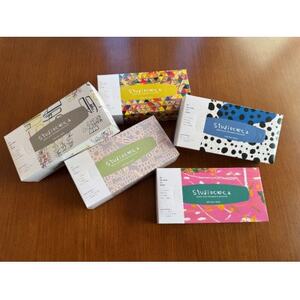 アートパッケージボックスティッシュ60箱【5箱入り×12セット】【1箱150組(300枚)】【1589794】