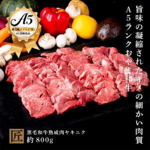 おやま和牛 A5 極 熟成肉ヤキニク 約800g【配送不可地域：離島】【1096946】