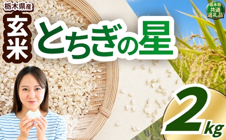 とちぎの星 玄米 約2kg
