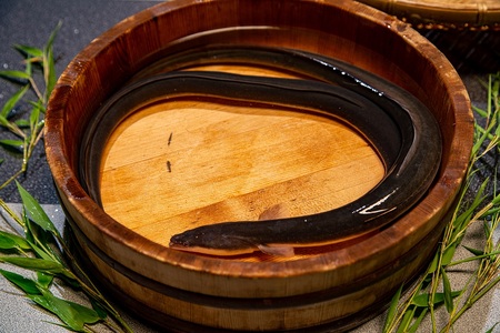 日本料理志ぶ家の うなぎ蒲焼き (タレ付き)