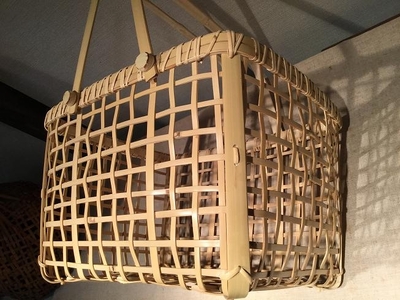 スーパーかご　35×27×24cm　※受注生産につき、発送までに最大2ヶ月程かかる場合あり ｜ 竹工芸 伝統工芸品 日用品 雑貨 栃木県 大田原市